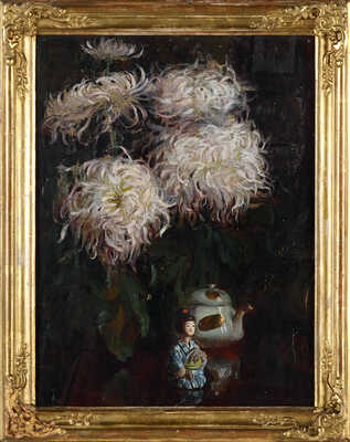 Федорович Владимир Николаевич. Натюрморт с хризантемами 